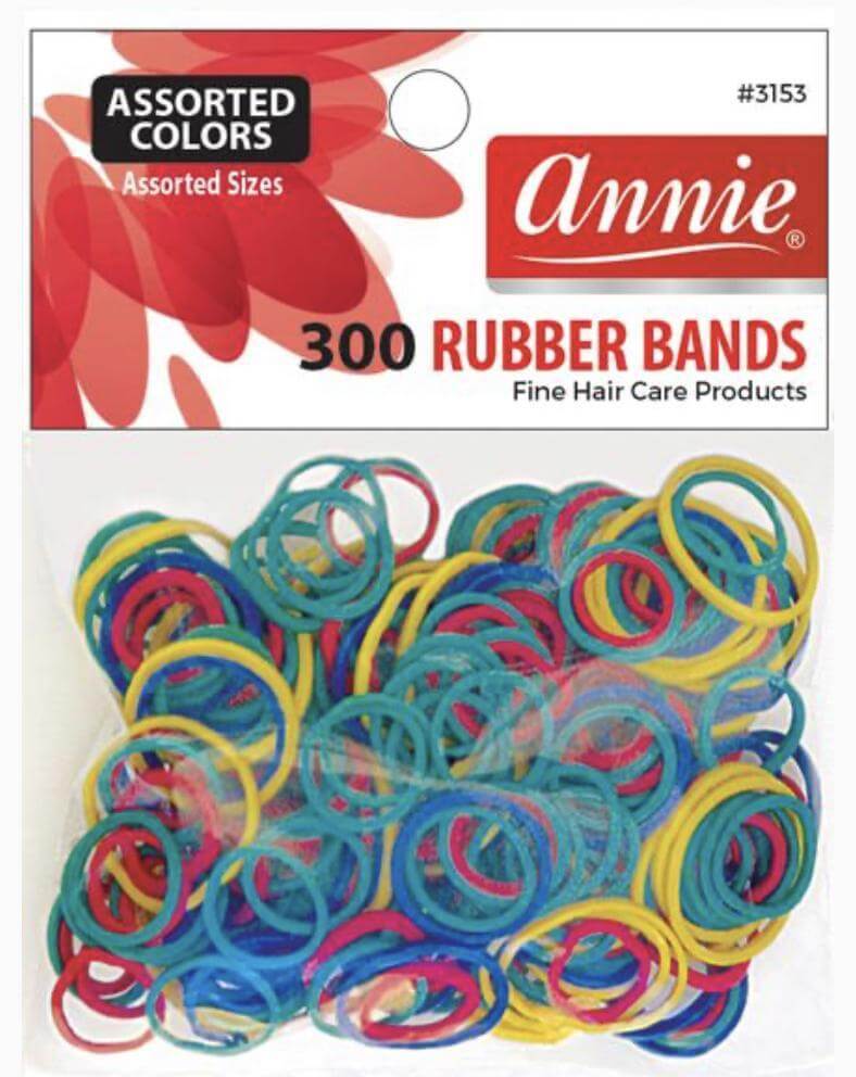 Multi-Colored Rubber Bands (300) – Coco'pie Curls