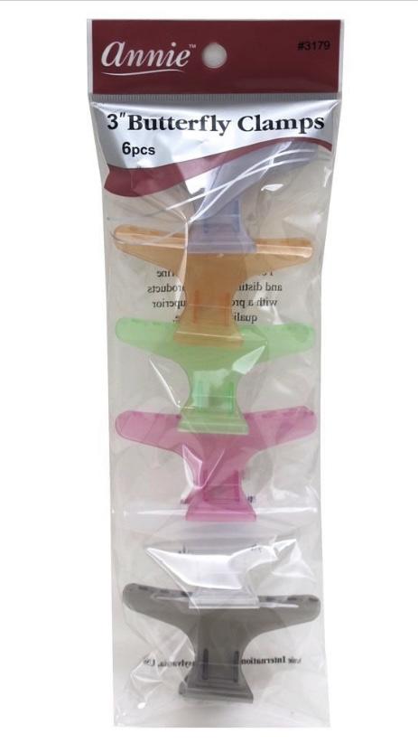 Coco'pie Curls Annie 3” Butterfly Clamps