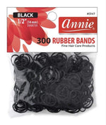 Black Rubber Bands (300)