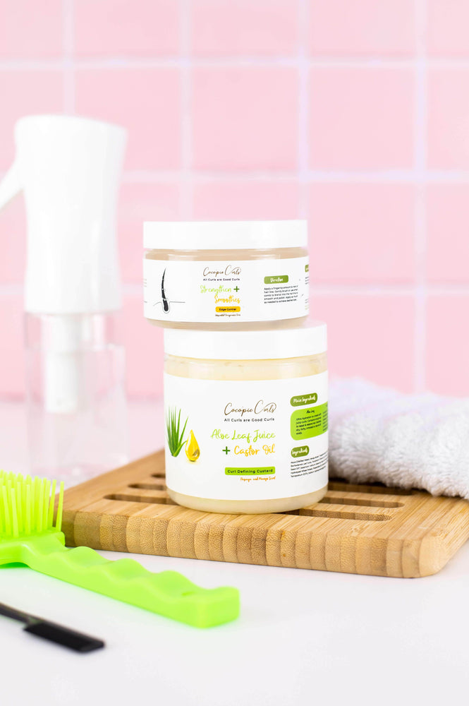 Coco'pie Curls Curl Custard, Edge Control, Bundle Curl Definition + Edge Control Bundle
