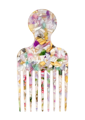 Volumizing Hair Pick Floral