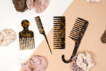 Coco’pie Curls Natural Hair Combs Cheetah Bundle